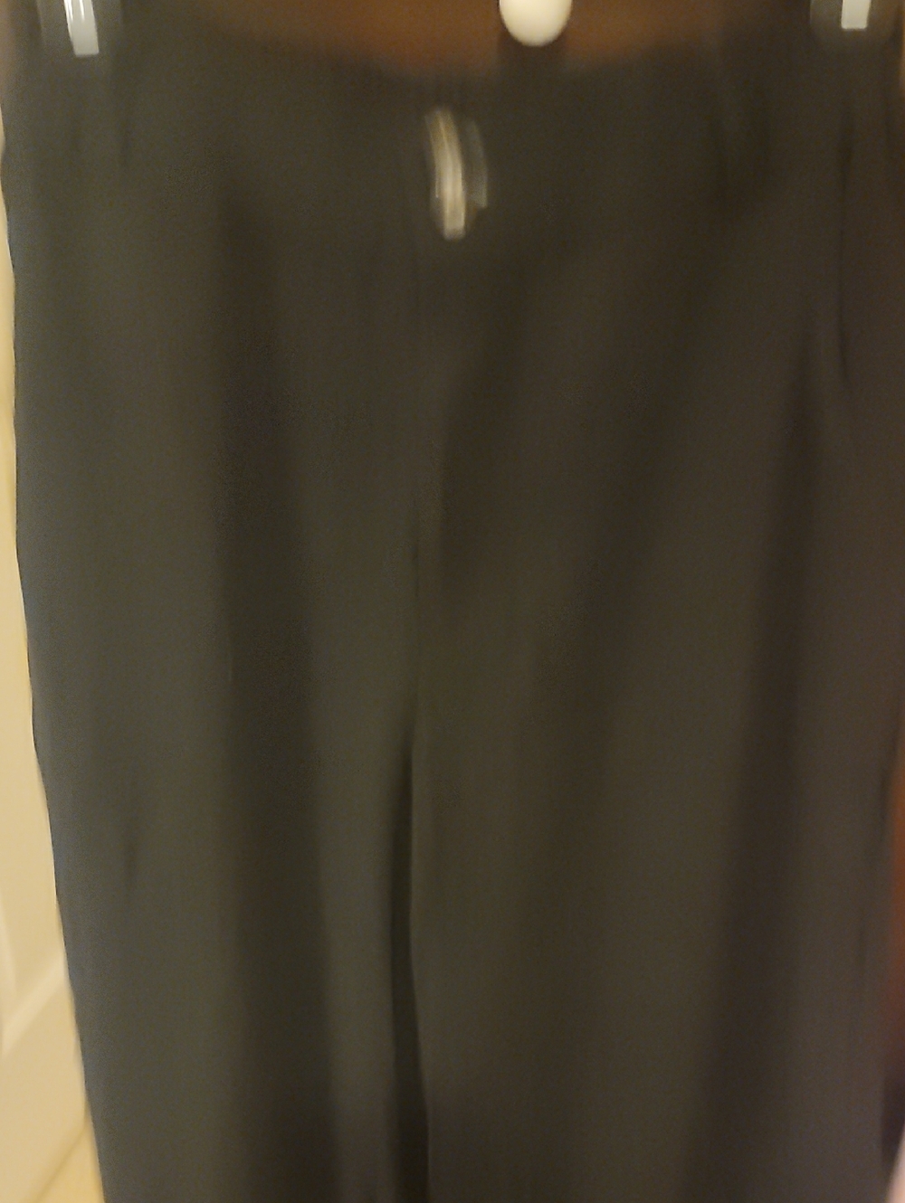 NWT Amazon Black Linen Blend Wide-Leg Pants With Side Pockets Size XS